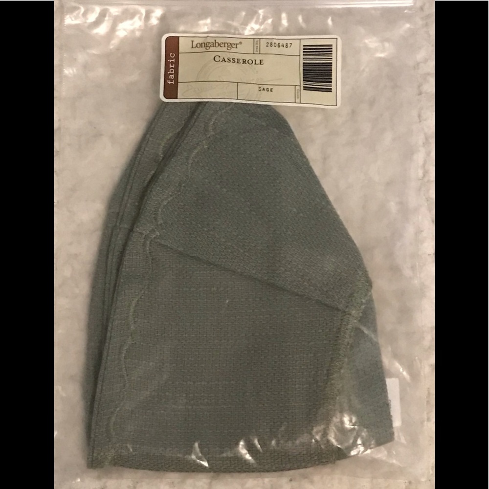 Longaberger “Casserole” Liner in Sage - New